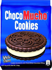 Choco Mucho Cookies White Choco (10 Packs x 33g) 330g