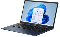 ASUS Vivobook 15 Laptop, 15.6” FHD (1920 x 1080) Display, Intel Core i3-1215U CPU, Intel UHD Graphics, 8GB RAM, 128GB SSD, Windows 11 Home in S Mode, Quiet Blue, F1504ZA-AS34