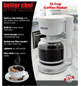 BETTER CHEF/12 CUP COFFEE MAKER