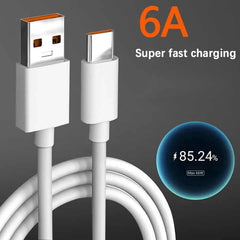 TYPE C 6A FAST CHARGE DATA TRANSFER AND CHARGING 2 IN 1
