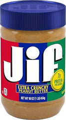 JIF EXTRA CRUNCHY PEANUT BUTTER 16OZ