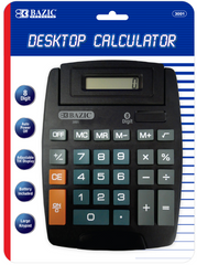 BAZIC DESKTOP CALCULATOR 8-D #3001