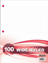 Filler Paper W/R 100 Ct.