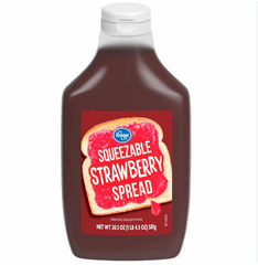 STRAWBERRY JAM SQUEEZE BOTTLES 20.5oz