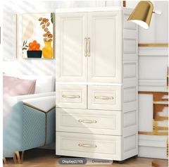 Plastic Armoire Cabinet With Drawer