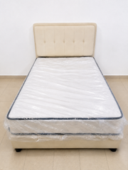 SINGLE BED WITH MATTRESS