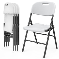 WHITE FOLDABLE CHAIR
