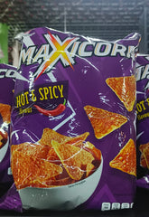 MAXICORN HOT & SPICY CHIPS 140G #9061