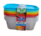 FOOD STORAGE CONTAINERS 10PC