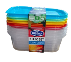 FOOD STORAGE CONTAINERS 10PC