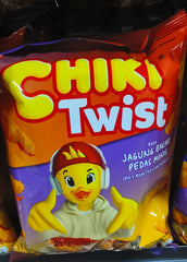 CHIKI TWIST SPICY ROASTED CORN CHIPS 65G #3113