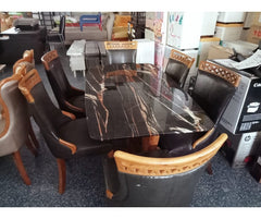 Dining table with 6 chairs