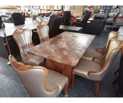 Dining table with 6 chairs
