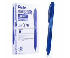 ENERGEL BLN105 Pentel Gel Roller Pen - BLACK/BLE/RED