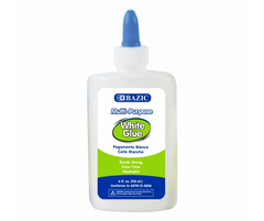 BAZIC 4OZ WHITE GLUE W/PDQ DISPLAY #2014
