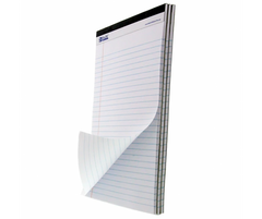 BAZIC 50CT 8.5X11.75" WHITE PERFORATED WRITING PAD#5039