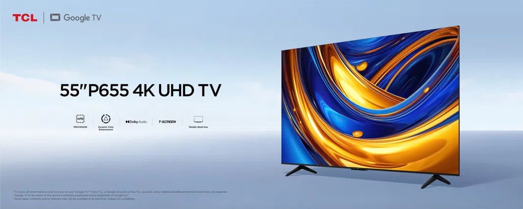 TCL 55"P655 4K UHD TV
