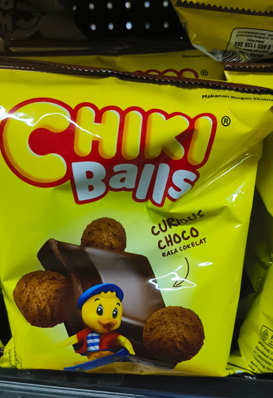 CHIKI BALLS CHOCO SNACKS 55G #1019