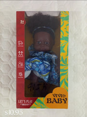 American Girl 7 Inch Realistic Black Reborn Silicone Doll