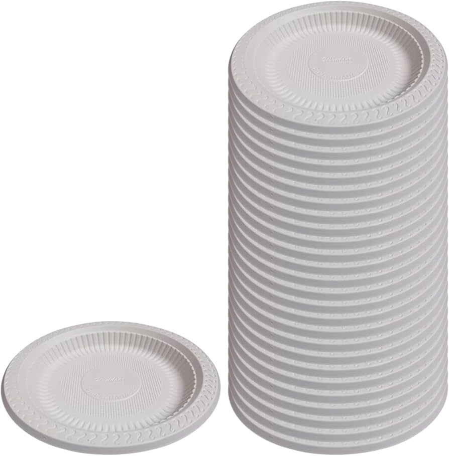 ROUND PLATE 7 INCHES 50PCS