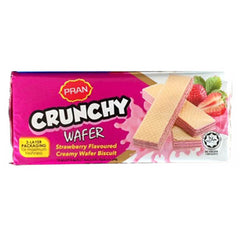 SNACKS CRUNCHY WAFER STRAWBERRY FLAVOR 100G #9032