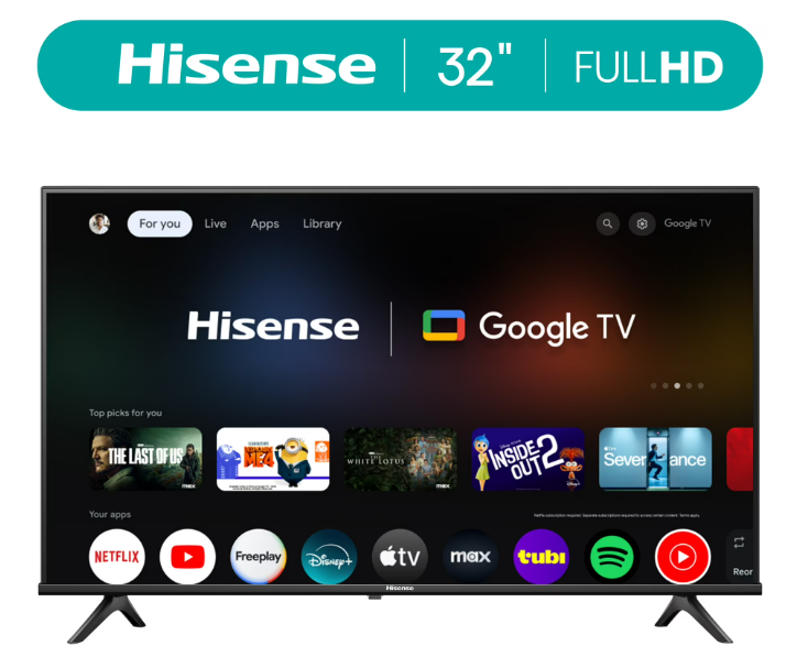 HISENSE TV "32" A4 FULL HD