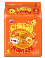 CHEESY RAMEN-SPICY SOUP 120GX4PK