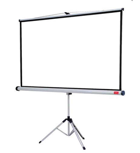 SCREEN PROJECTOR WITH TRIPOD STAND