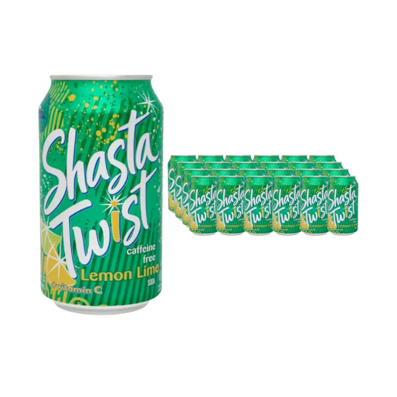 SHASTA TWIST LEMON LIME 12OZ