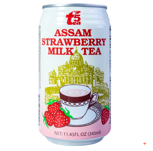 TEA5 Assam Strawberry Milk Tea 340ml