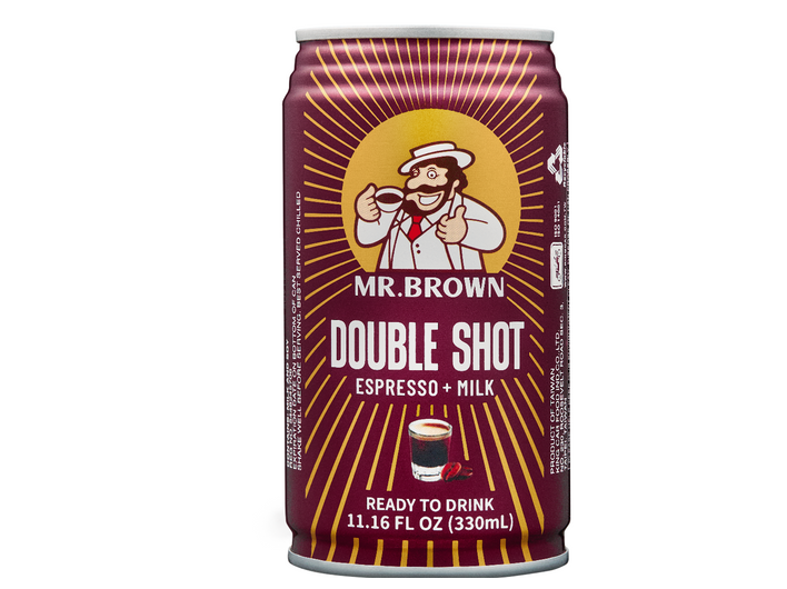 MR BROWN DOUBLE SHOT COFFEE 11.16OZ