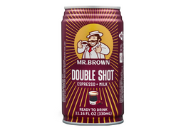 MR BROWN DOUBLE SHOT COFFEE 11.16OZ