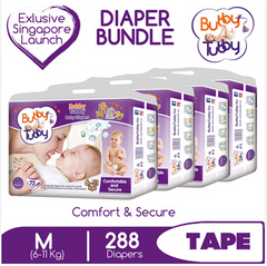 BABY DIAPERS 72PCS PER PACK M SIZE