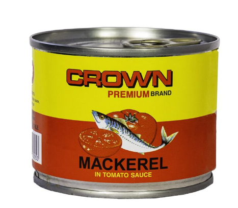 CROWN MACKEREL IN TOMATO SAUCE Packing 48x200 g