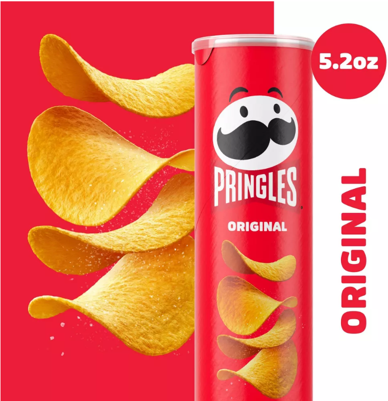 PRINGLES ORIGINAL (5.5 oz.,)