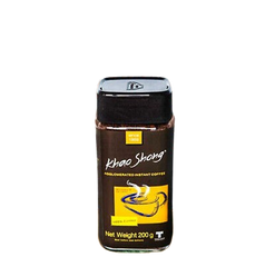 KHAO SHONG 100% INSTANT COFFEE 200gm ( BROWN BOTTLE )