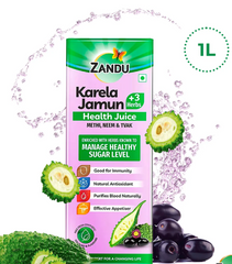 Zandu Karela Jamun +3 Herbs Juice | For Immunity, Detoxification & Healthy Sugar Levels