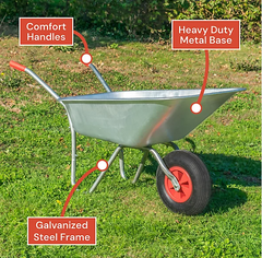 WHEEL BARROW-STAINLESS
