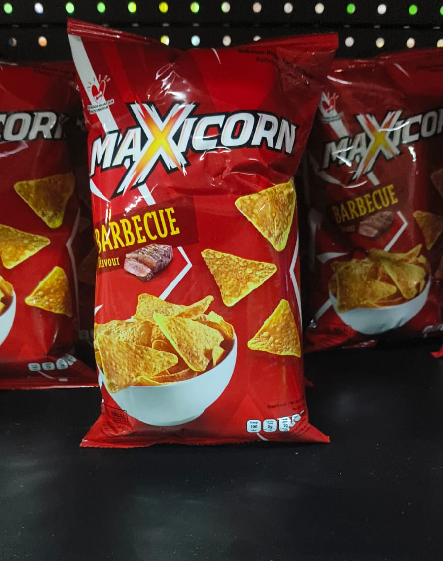 MAXICORN BARBEQUE CHIPS FLAVOR 55G #9054