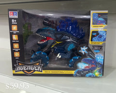 Dinosaur Car with Water Shooting