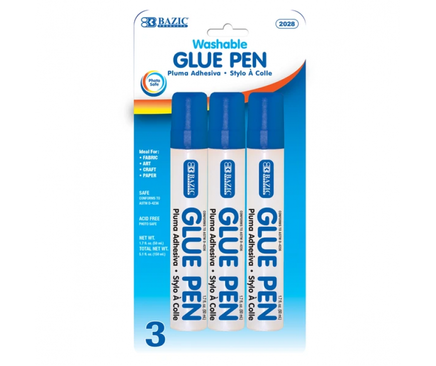 1.7 Oz. (50 mL) Glue Pen (3/Pack)