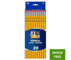 #2 Yellow Pencil, 2HB (20/Pack)