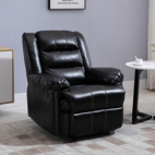 SINGLE RECLINING SOFA BLACK COLOR
