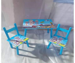 CHILDREN STUDY TABLE WITH 2 CHAIRS