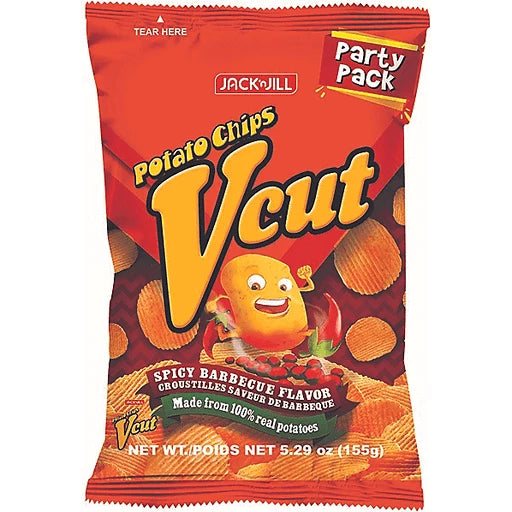 Jack 'n Jill Potato Chips V Cut Spicy Barbecue  155g